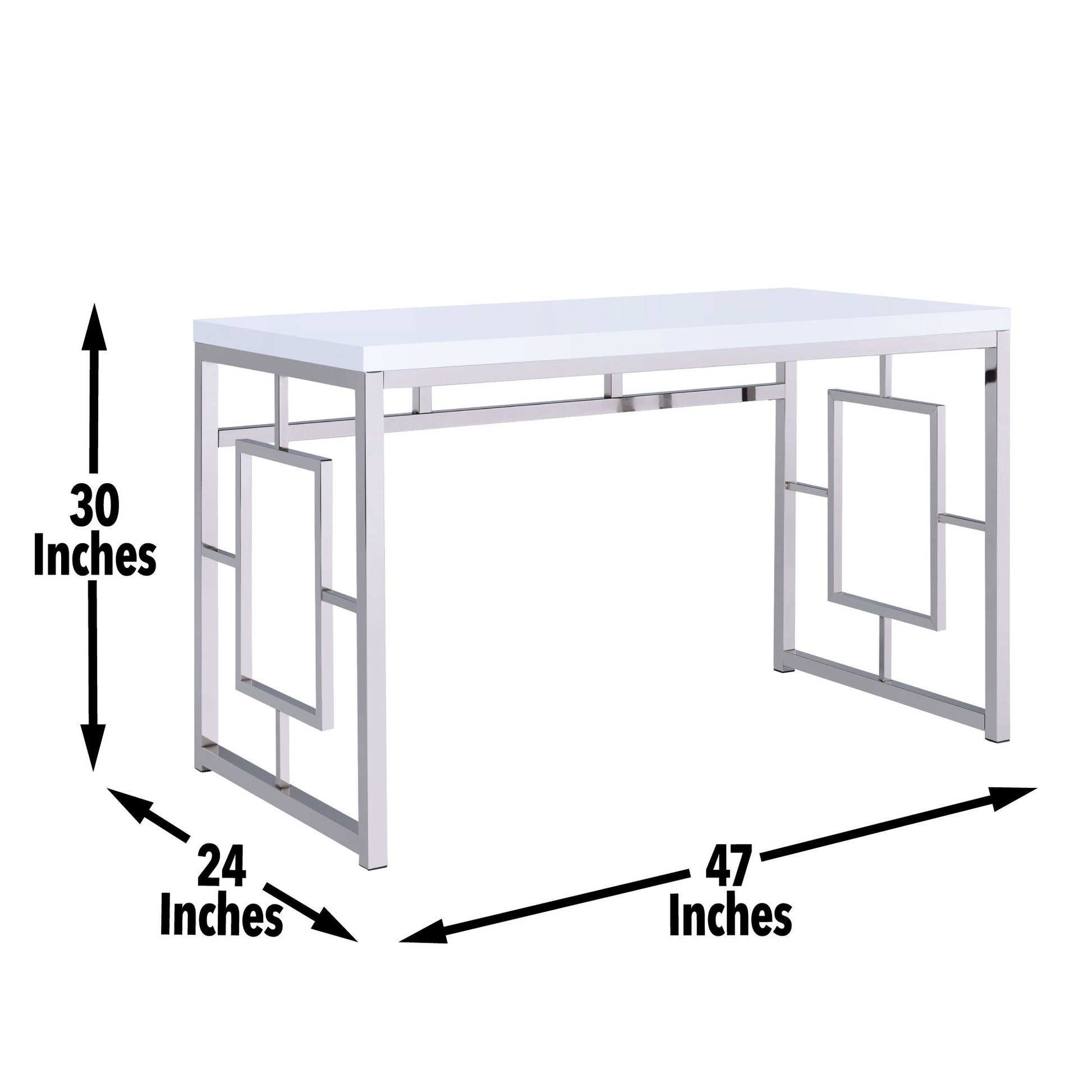 Alize - Bookcase And Desk - White - Hornell Furniture Outlet