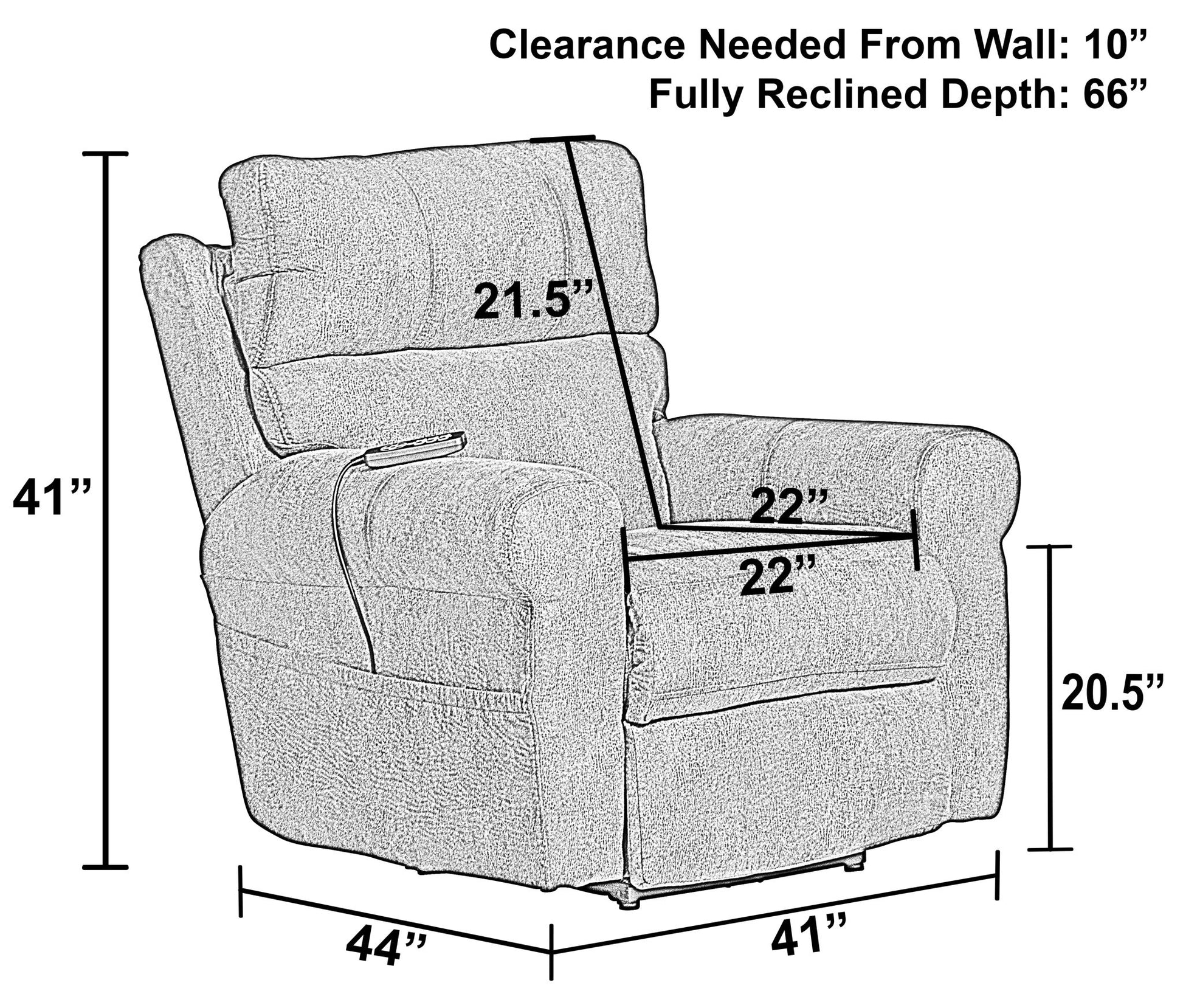 Tranquility - Power Headrest Power Lay Flat Reclining With CR3 Heat / Massage / Lumbar - Pewter - Hornell Furniture Outlet
