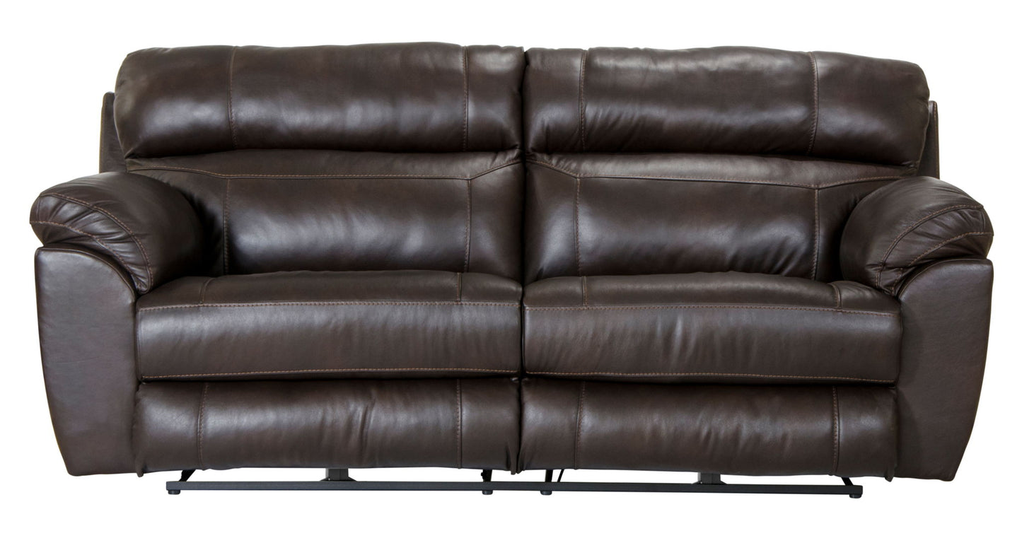 Costa - Power Lay Flat Reclining Sofa - Hornell Furniture Outlet