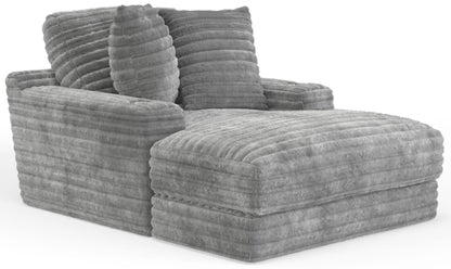 Comfrey - 2 Arm Chaise - Moonstruck - Hornell Furniture Outlet