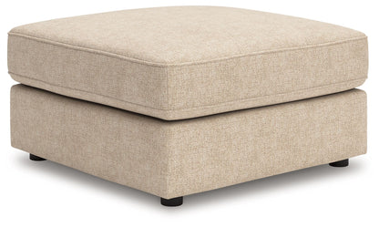 Seyler - Oversized Accent Ottoman - Sand - Hornell Furniture Outlet