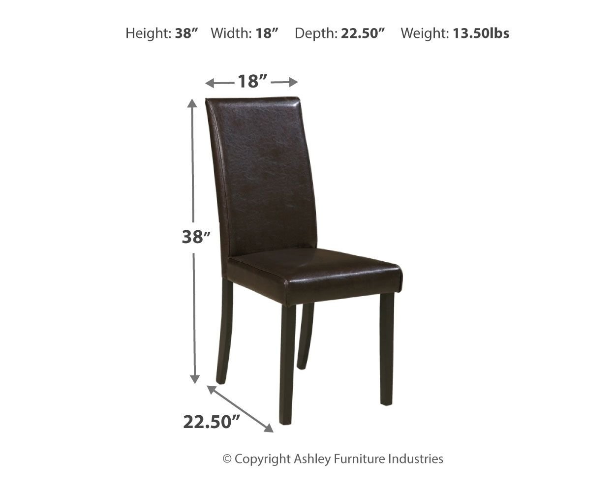Kimonte - Dining Side Chair - Hornell Furniture Outlet