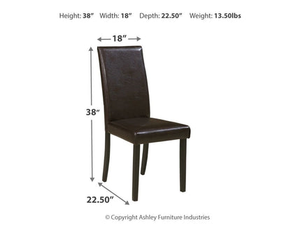 Kimonte - Dining Side Chair - Hornell Furniture Outlet
