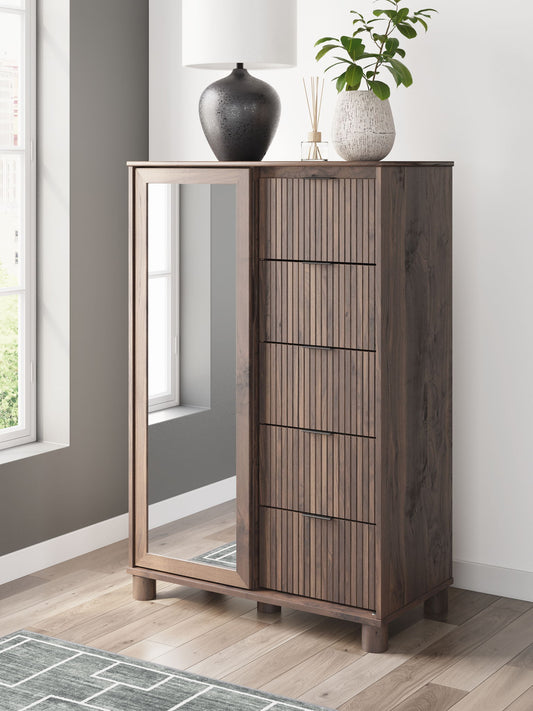 Pamytta - Brown - Dressing Chest - Hornell Furniture Outlet
