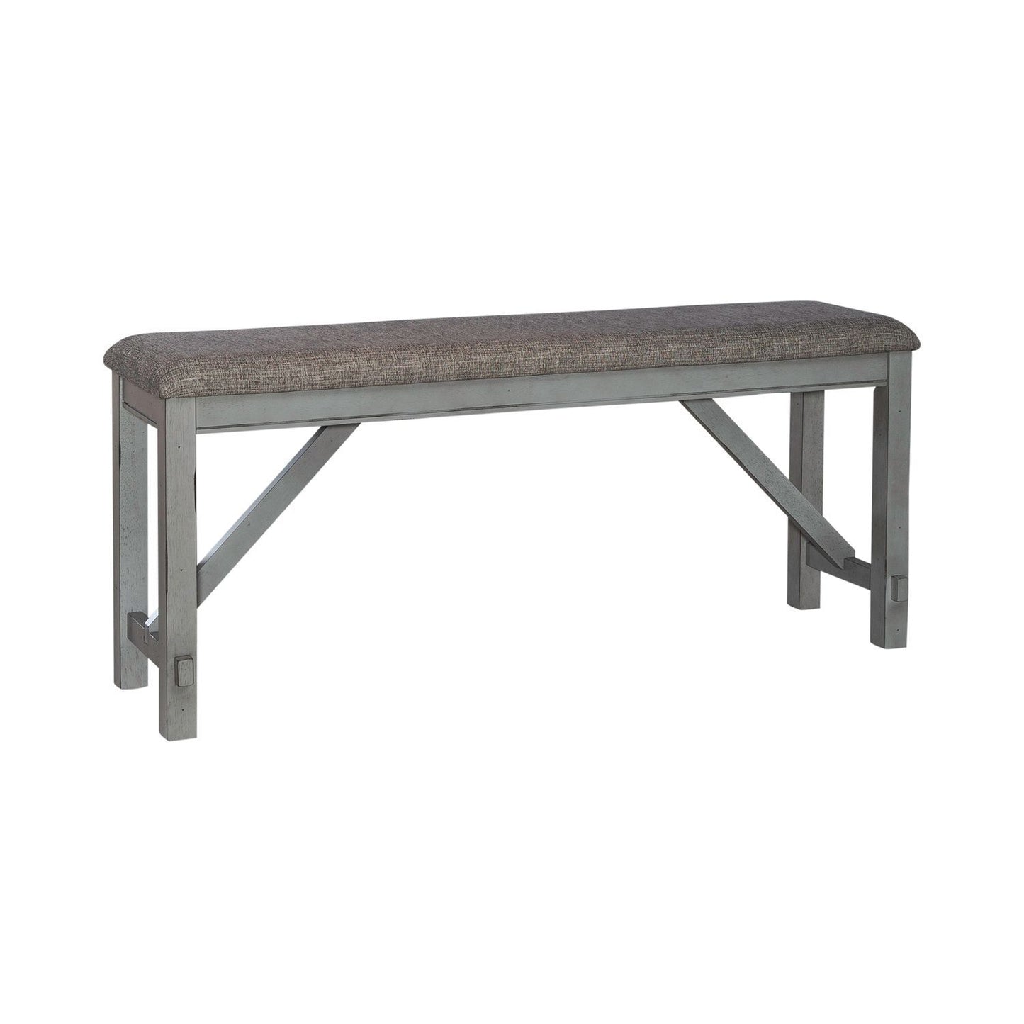 Newport - Counter Height Dining Bench - Gray - Hornell Furniture Outlet