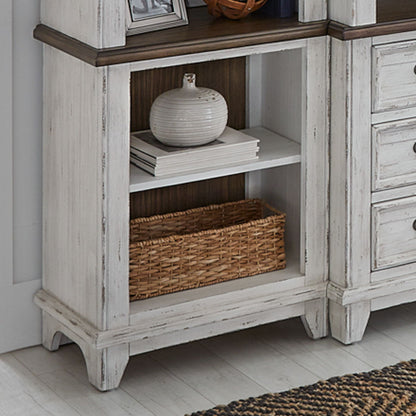 River Place - Left Pier Base - White - Hornell Furniture Outlet