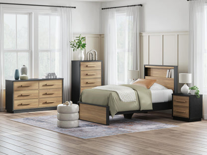 Kozmour - Bookcase Complete Bed Frame