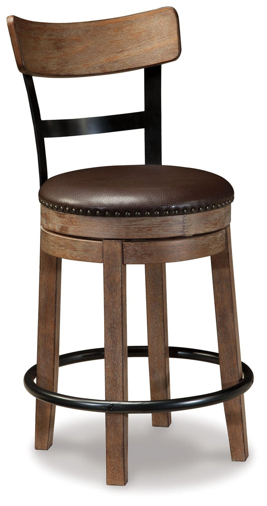 Pinnadel - Swivel Barstool - Hornell Furniture Outlet