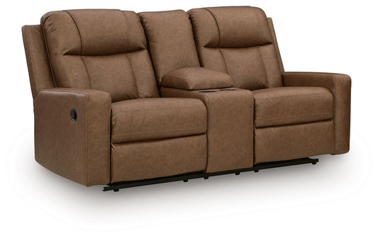 Mackmenville - Double Reclining Loveseat With Console - Hornell Furniture Outlet