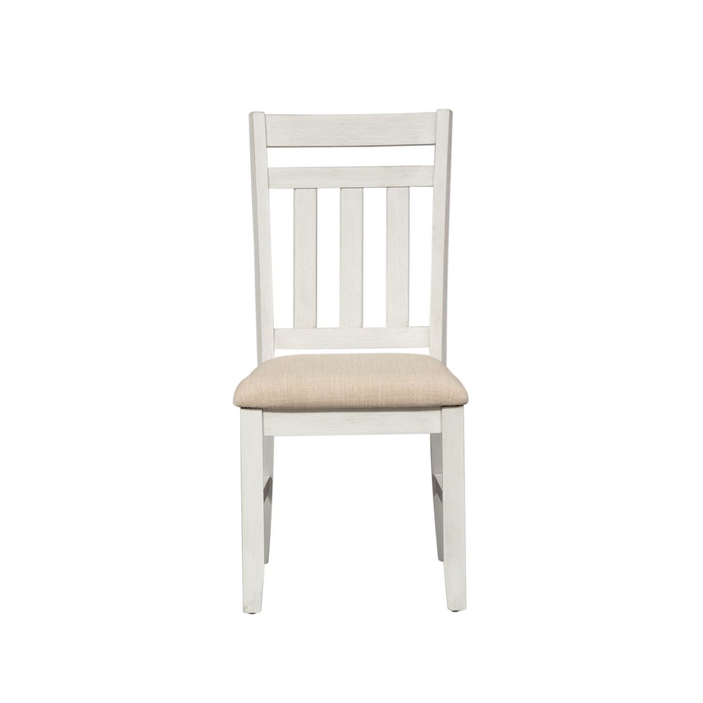 Summerville - Slat Back Side Chair - White - Hornell Furniture Outlet