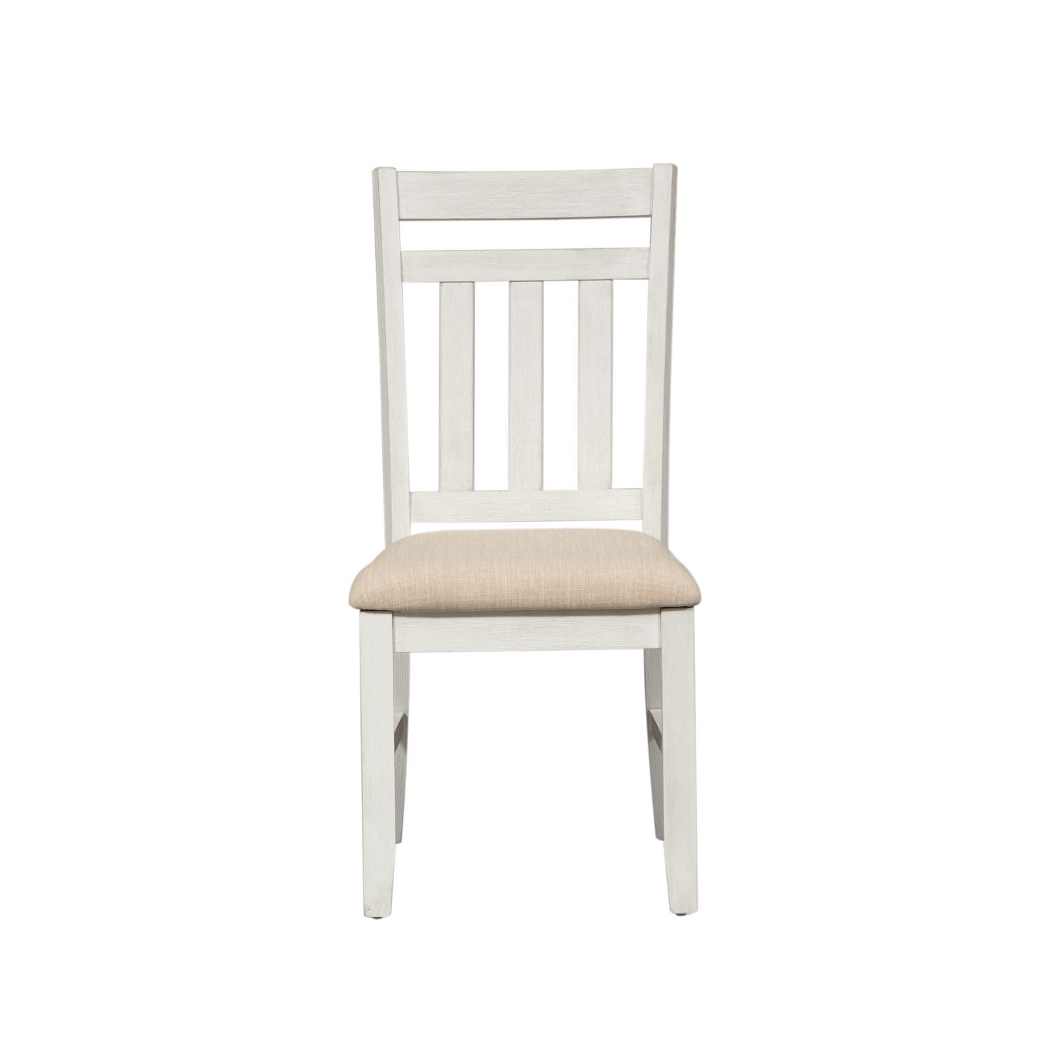 Summerville - Slat Back Side Chair - White - Hornell Furniture Outlet