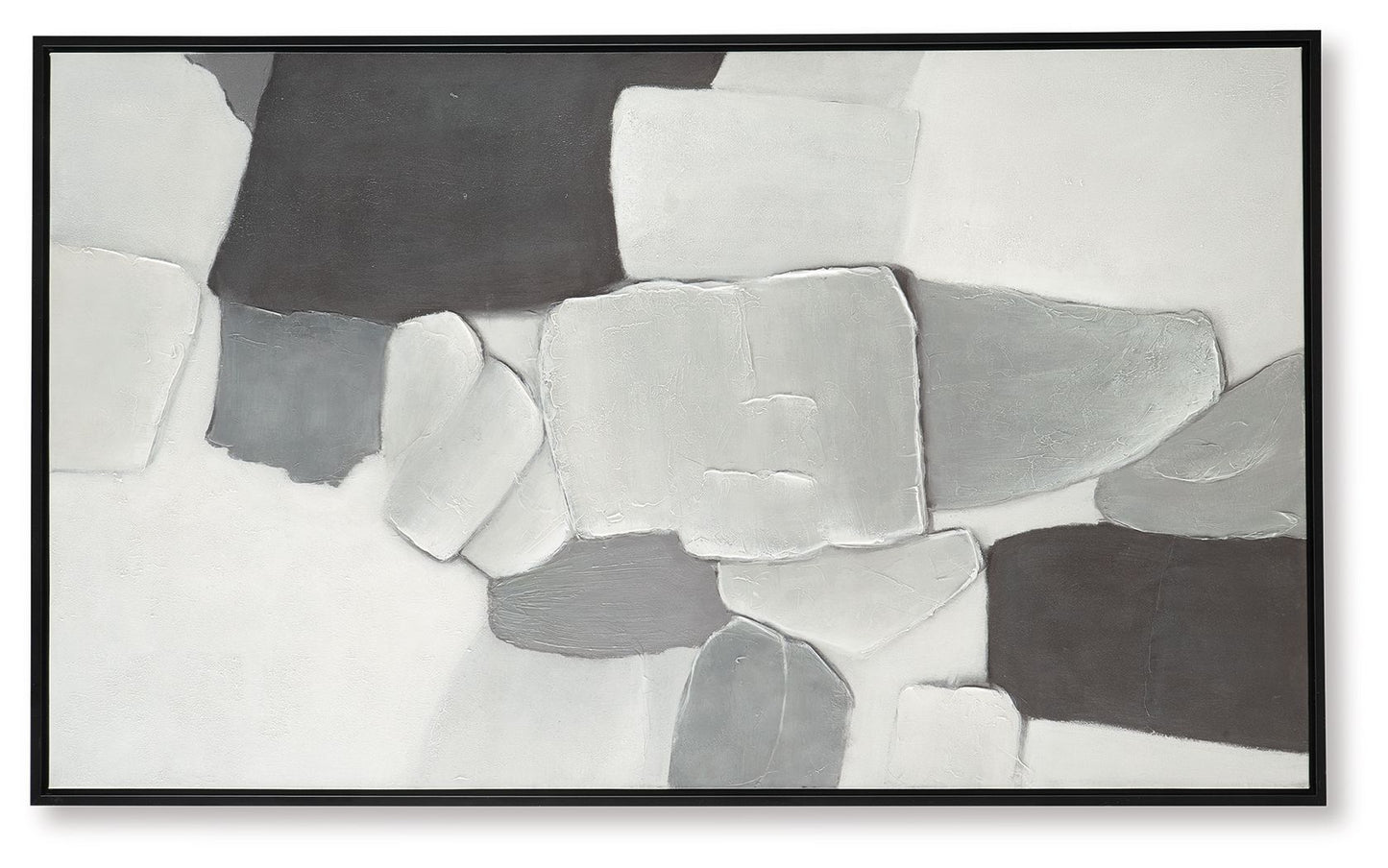 Adilson - White / Gray / Black - Wall Art - Hornell Furniture Outlet