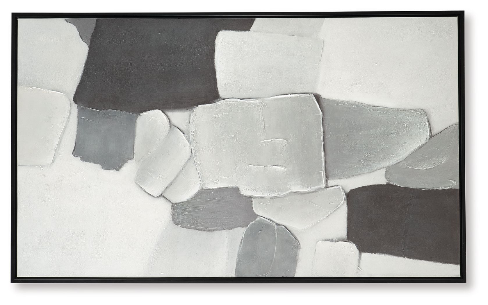 Adilson - White / Gray / Black - Wall Art - Hornell Furniture Outlet