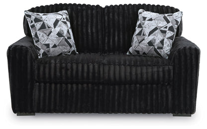 Midnight - Madness - Loveseat - Hornell Furniture Outlet