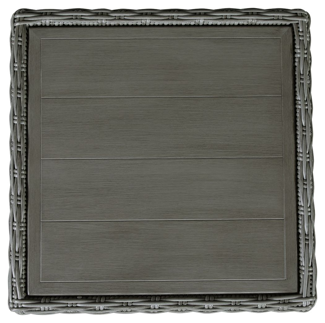 Elite Park - Gray - Square End Table - Hornell Furniture Outlet
