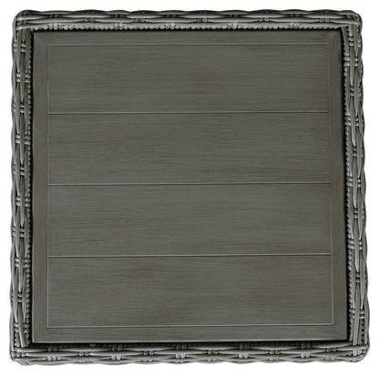 Elite Park - Gray - Square End Table - Hornell Furniture Outlet