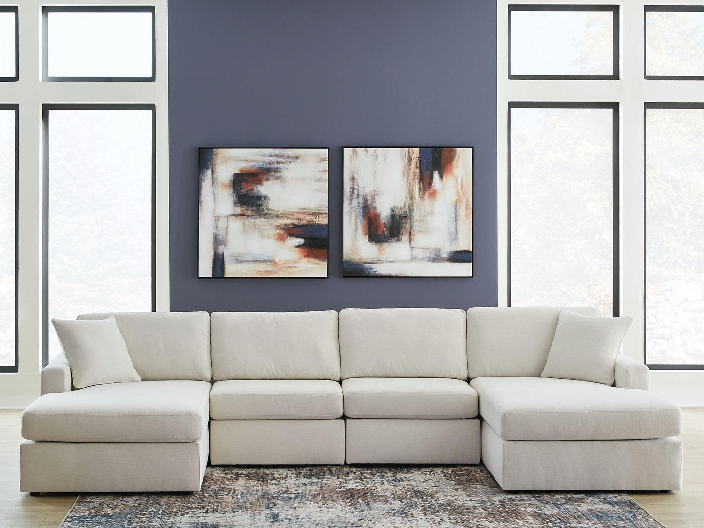 Modmax - Oyster - Sectional - Hornell Furniture Outlet