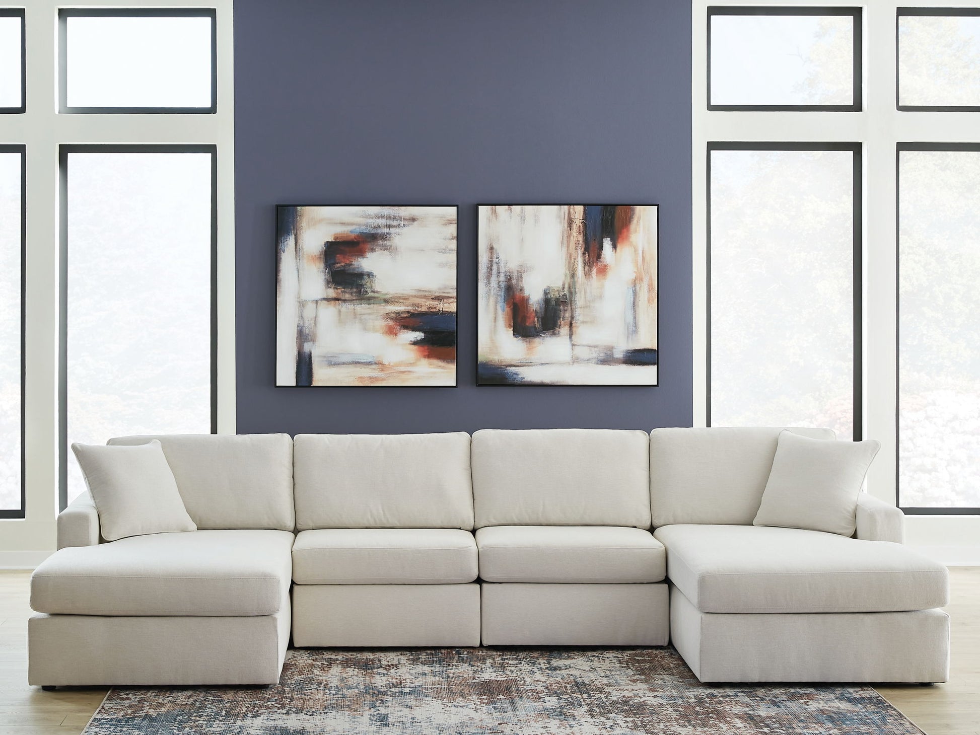Modmax - Oyster - Sectional - Hornell Furniture Outlet