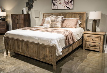 Rusticott - Brown - Queen Panel Headboard - Hornell Furniture Outlet