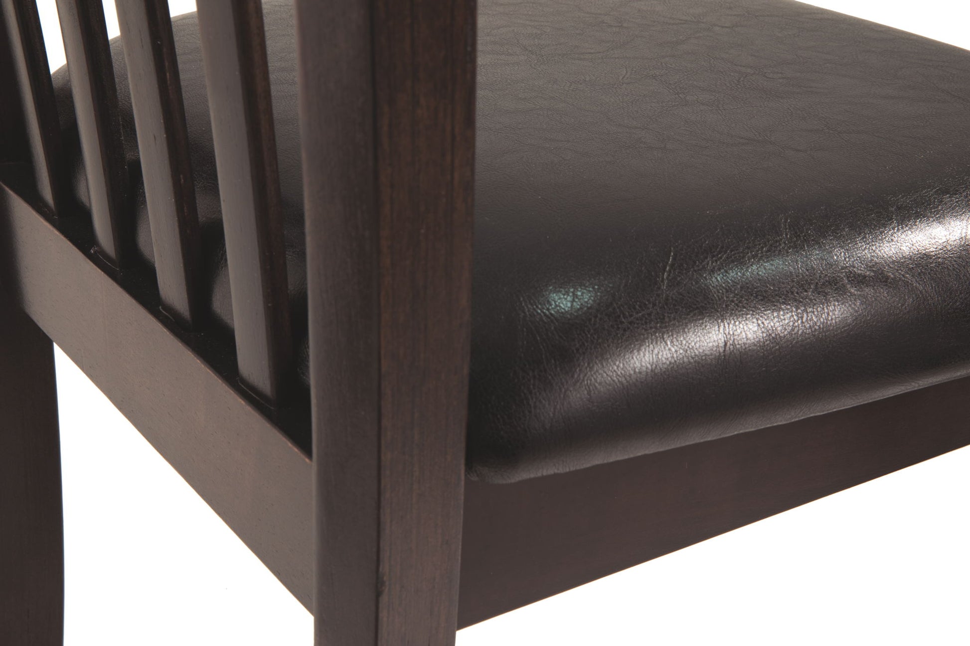 Hammis - Dark Brown - Dining UPH Side Chair (Set of 2) - Hornell Furniture Outlet