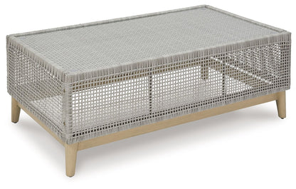 Seton Creek - Gray - Rectangular Cocktail Table - Hornell Furniture Outlet