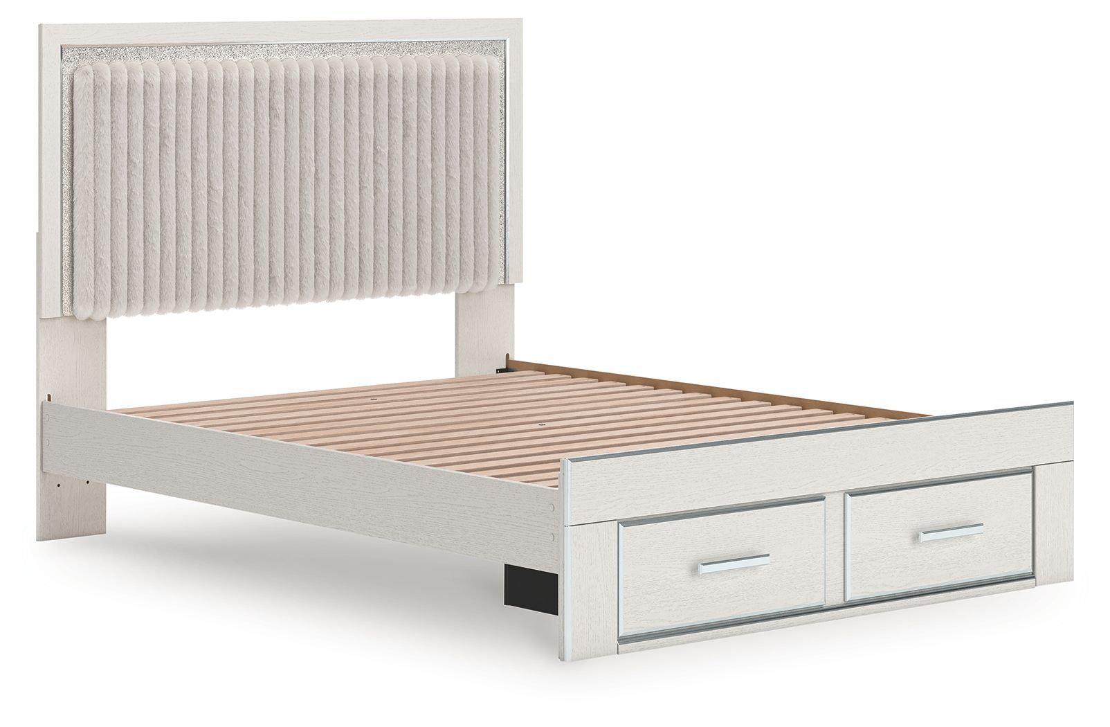 Zuraleus - Upholstered Panel Platform Storage Bed - Hornell Furniture Outlet