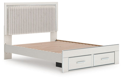 Zuraleus - Upholstered Panel Platform Storage Bed - Hornell Furniture Outlet