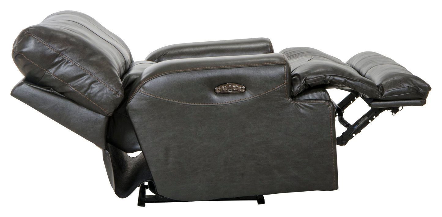 Wembley - Power Headrest Power Lay Flat Recliner - Hornell Furniture Outlet