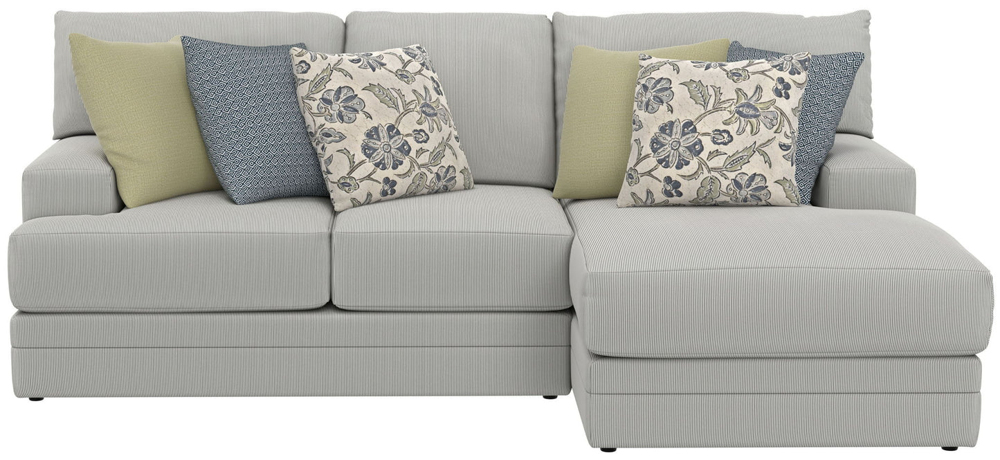 Stockbridge - Sectional With Comfort Coil Seating And 9 Accent Pillows Included - Hornell Furniture Outlet