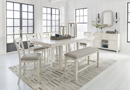 Robbinsdale - Rectangular Counter Height Dining Extension Table Set - Hornell Furniture Outlet