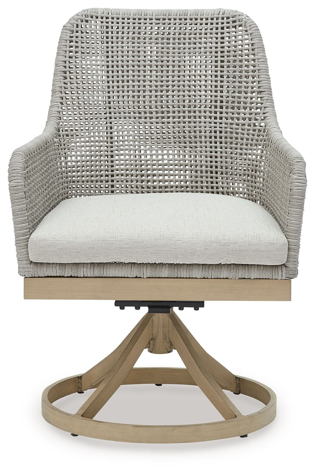 Seton Creek - Gray - Swivel Chair With Cushion (Set of 2) - Hornell Furniture Outlet