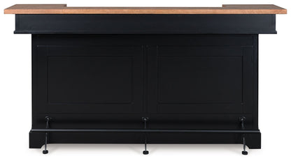 Wildenauer - Bar - Brown / Black - Hornell Furniture Outlet