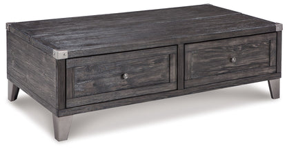 Todoe - Lift Top Cocktail Table - Dark Gray - Hornell Furniture Outlet