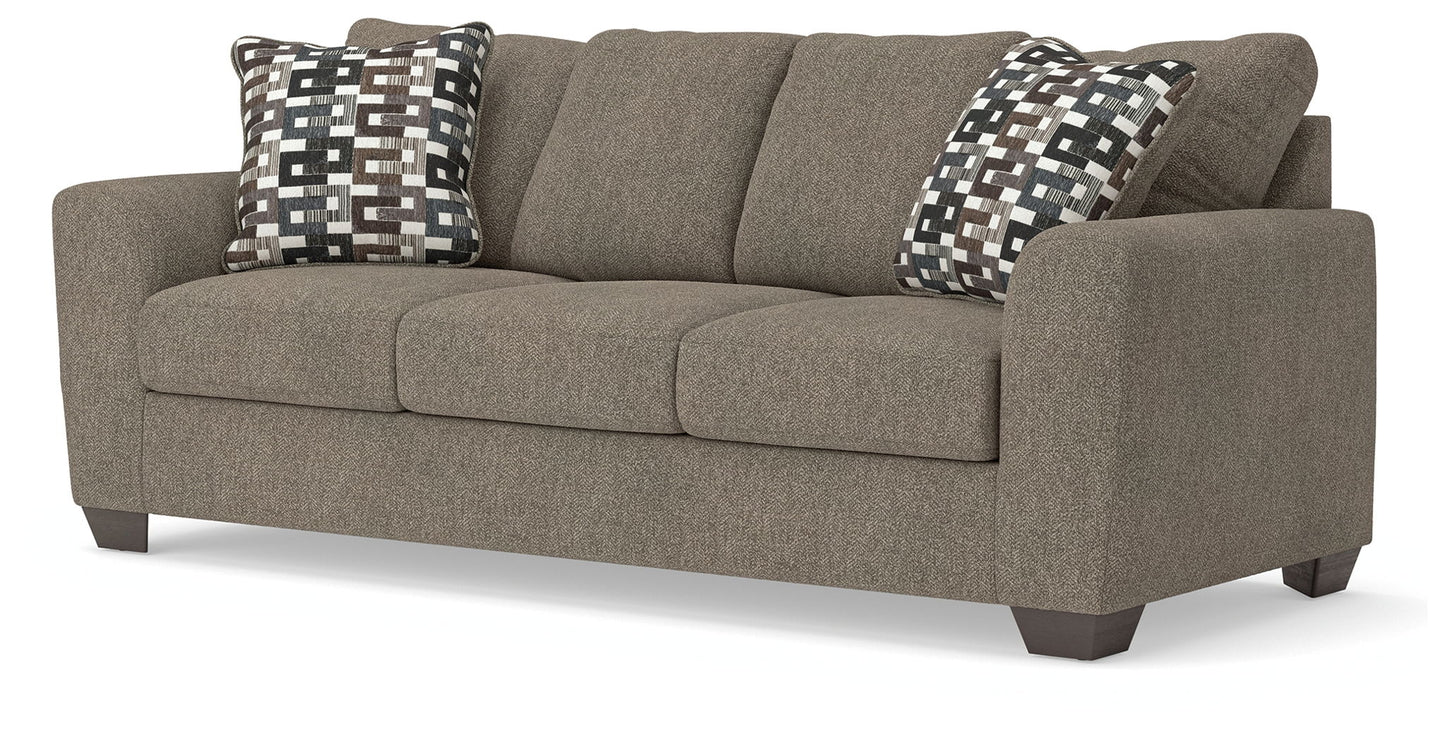 Triston - Peaks - Queen Sofa Sleeper - Suede - Hornell Furniture Outlet