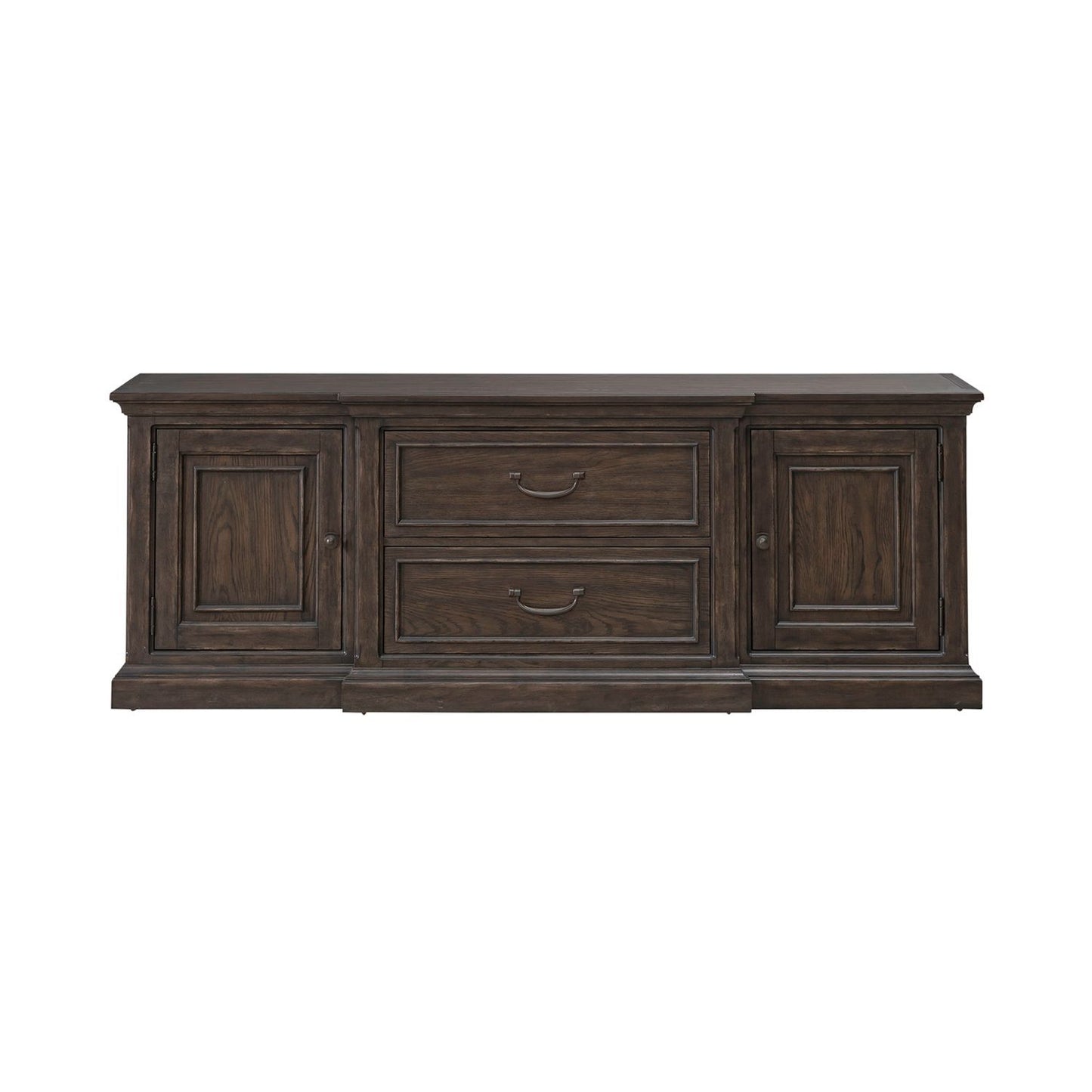 Paradise Valley - 78" Entertainment Console - Dark Brown - Hornell Furniture Outlet