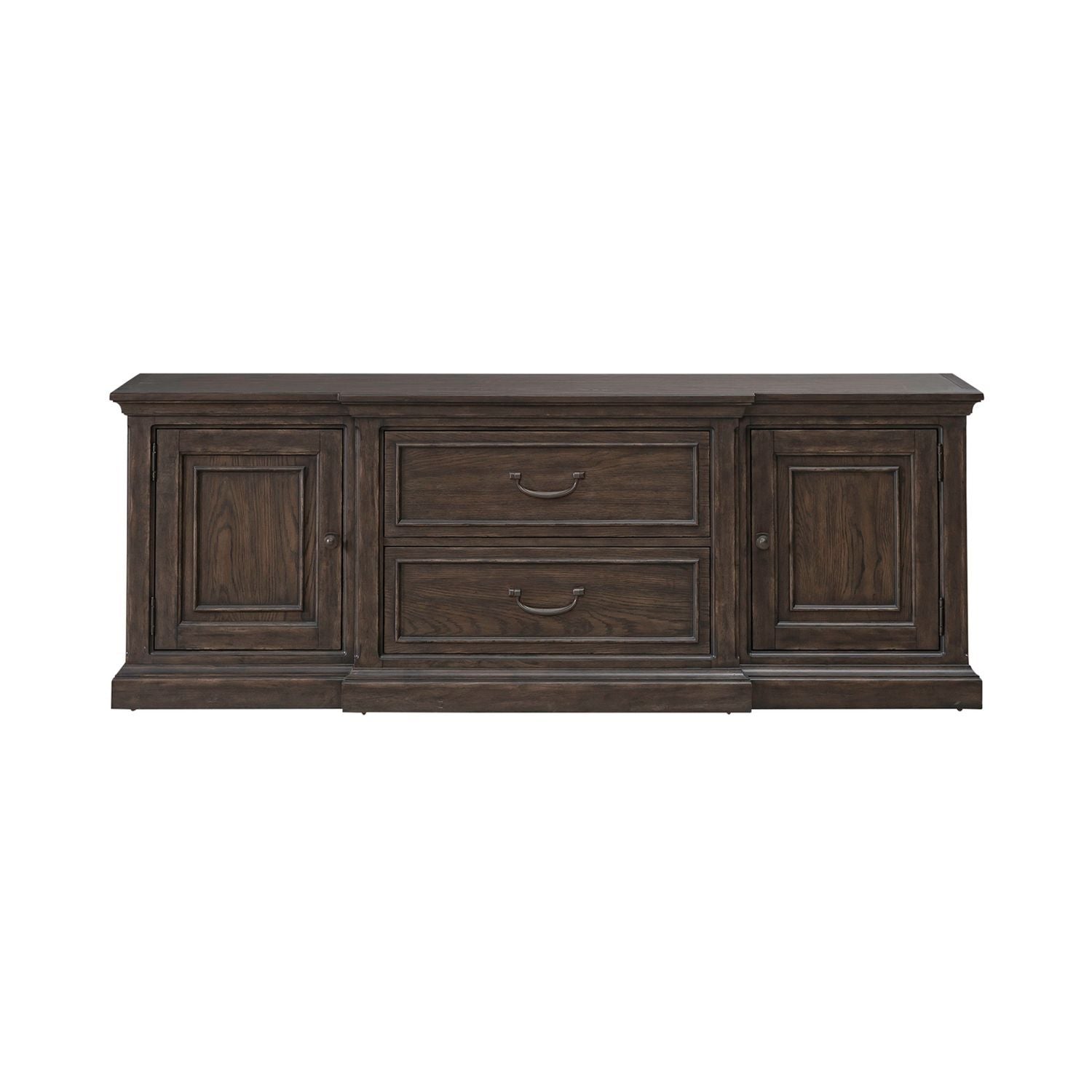 Paradise Valley - 78" Entertainment Console - Dark Brown - Hornell Furniture Outlet