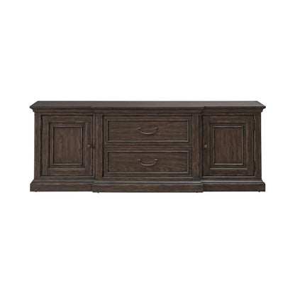 Paradise Valley - 78" Entertainment Console - Dark Brown - Hornell Furniture Outlet