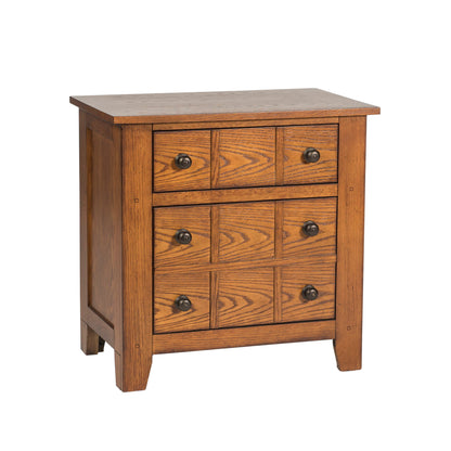 Grandpas Cabin - Nightstand - Light Brown - Hornell Furniture Outlet