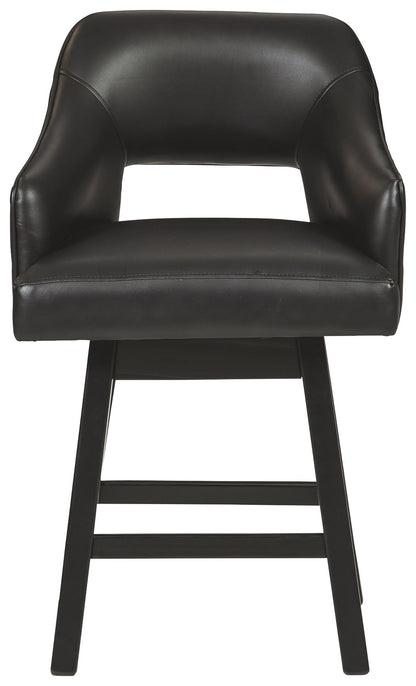 Tallenger - Upholstered Swivel Barstool (Set of 2) - Hornell Furniture Outlet