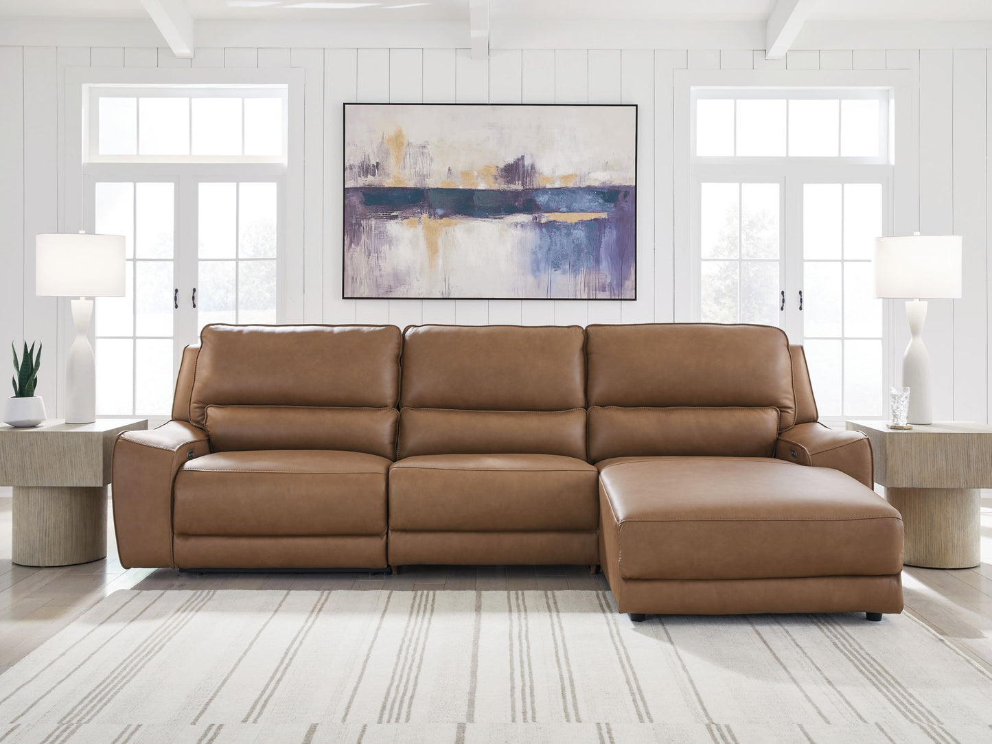 DeepWakes - Power Reclining Sectional - Hornell Furniture Outlet
