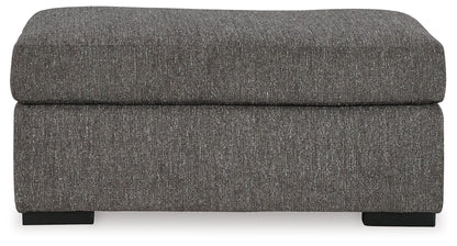 Gardiner - Pewter - Ottoman - Hornell Furniture Outlet
