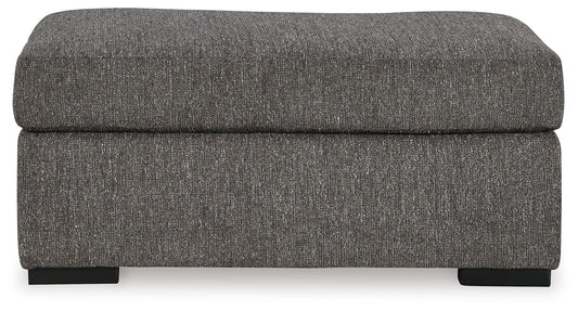 Gardiner - Pewter - Ottoman - Hornell Furniture Outlet