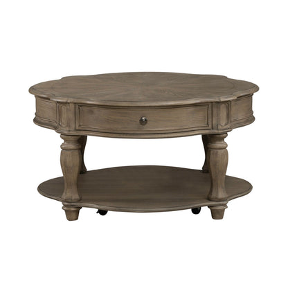 Magnolia Manor - Round Cocktail Table - Hornell Furniture Outlet