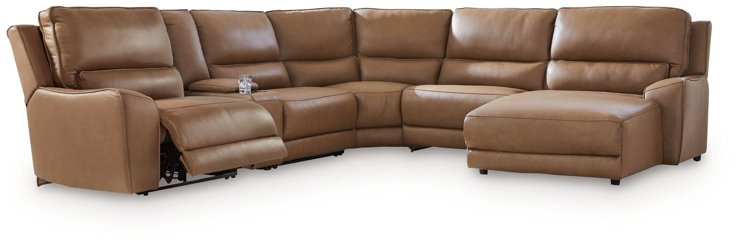 DeepWakes - Power Reclining Sectional - Hornell Furniture Outlet