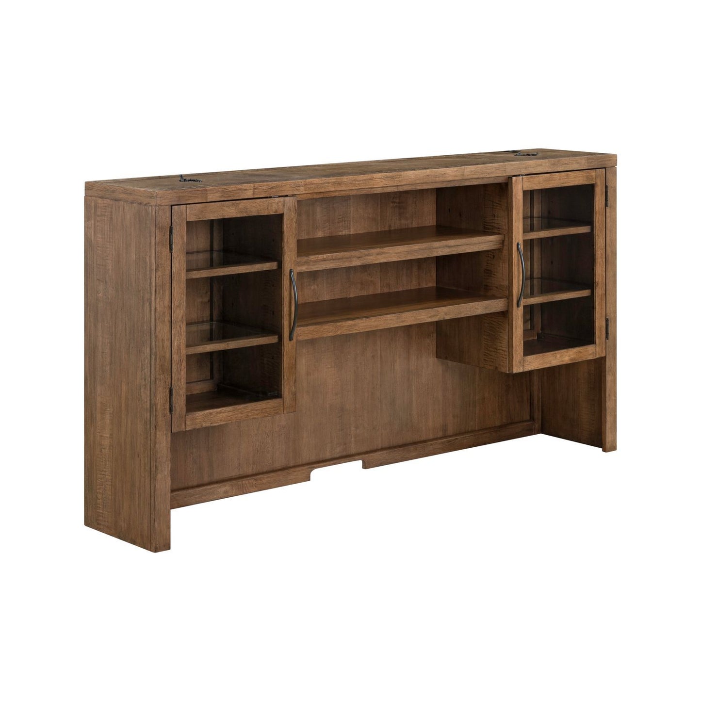 Shaker Lakes - Hutch - Harvest Brown - Hornell Furniture Outlet