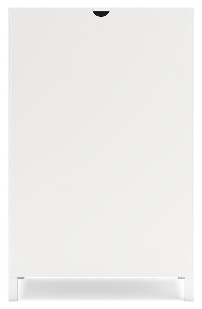 Hallityn - White - Five Drawer Chest - Hornell Furniture Outlet