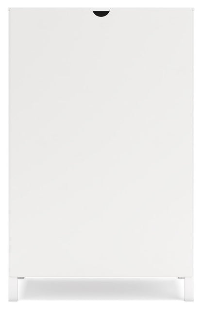 Hallityn - White - Five Drawer Chest - Hornell Furniture Outlet