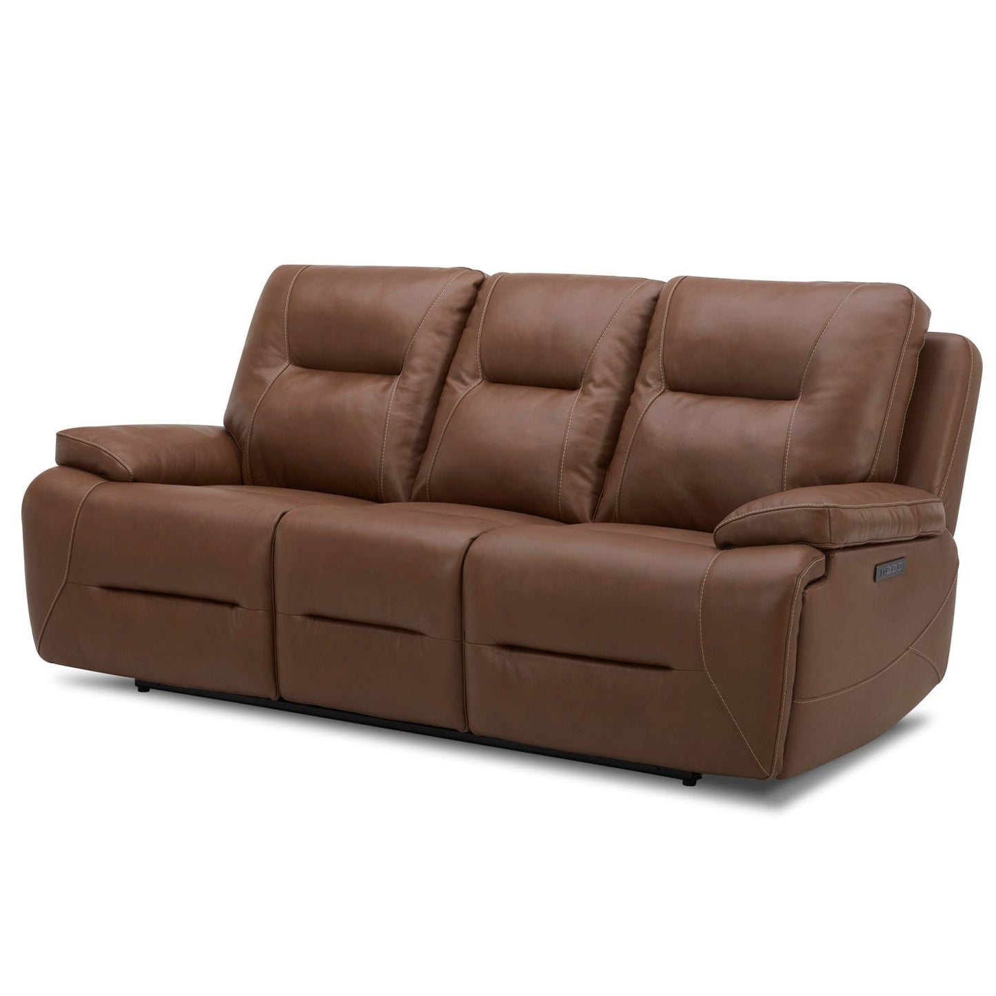 Cameron - Sofa P3 & ZG - Saddle - Dakota Saddle Leather - Hornell Furniture Outlet