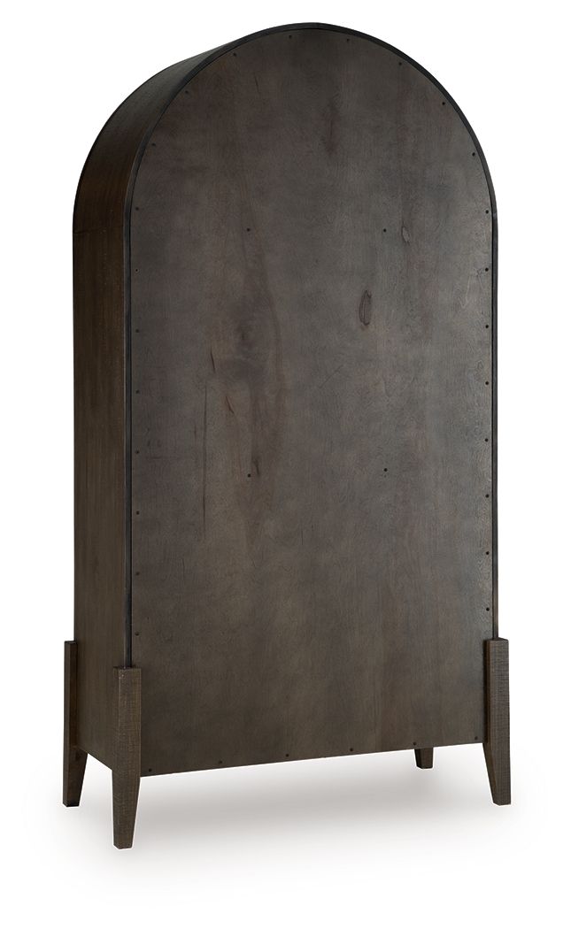 Benhall - Accent Cabinet - Dark Brown - Hornell Furniture Outlet