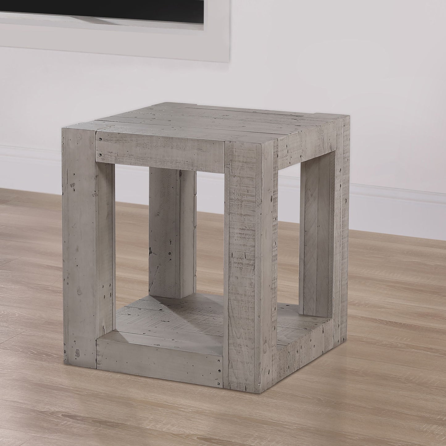 Pinedale - End Table - Gray - Hornell Furniture Outlet
